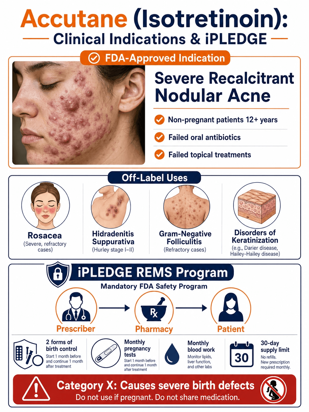 Accutane FDA Approved Indications