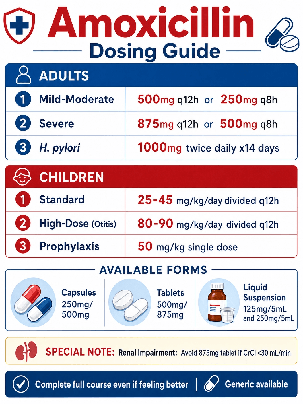 Amoxil Dosing Guide