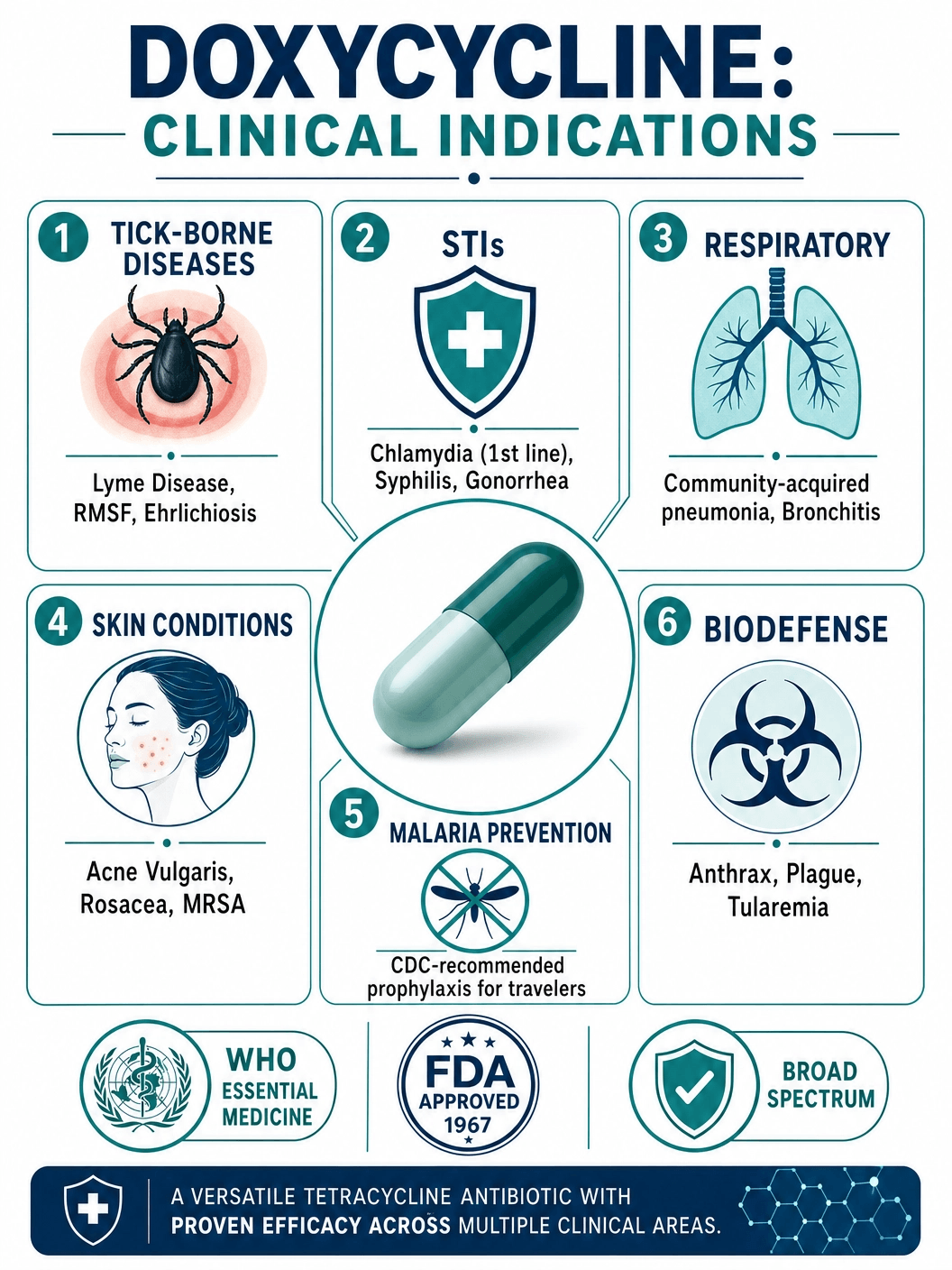 Doxycycline Indications